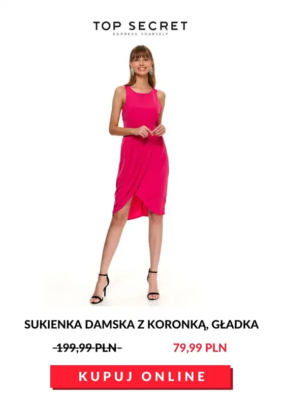 HITY wyprzedaży dla niej - gazetka promocyjna Top Secret | Do -70% Hity wyprzedaży dla niej od czwartku 23.07 do poniedziałku 03.08 - strona 10