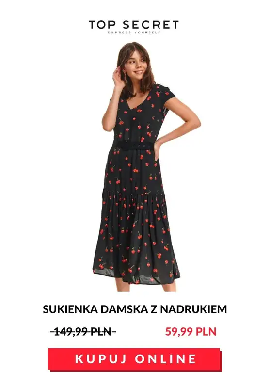 HITY wyprzedaży dla niej - gazetka promocyjna Top Secret | Do -70% Hity wyprzedaży dla niej od czwartku 23.07 do poniedziałku 03.08 - strona 7