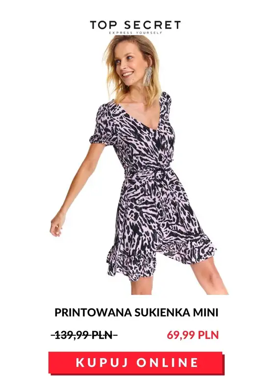 HITY wyprzedaży dla niej - gazetka promocyjna Top Secret | Do -70% Hity wyprzedaży dla niej od czwartku 23.07 do poniedziałku 03.08 - strona 8