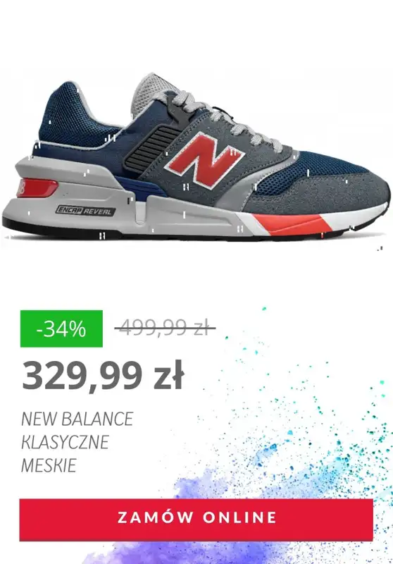 HITY wyprzedaży dla niego - gazetka promocyjna NewBalance | Do -43% bestsellery butów męskich od czwartku 23.07  - strona 2