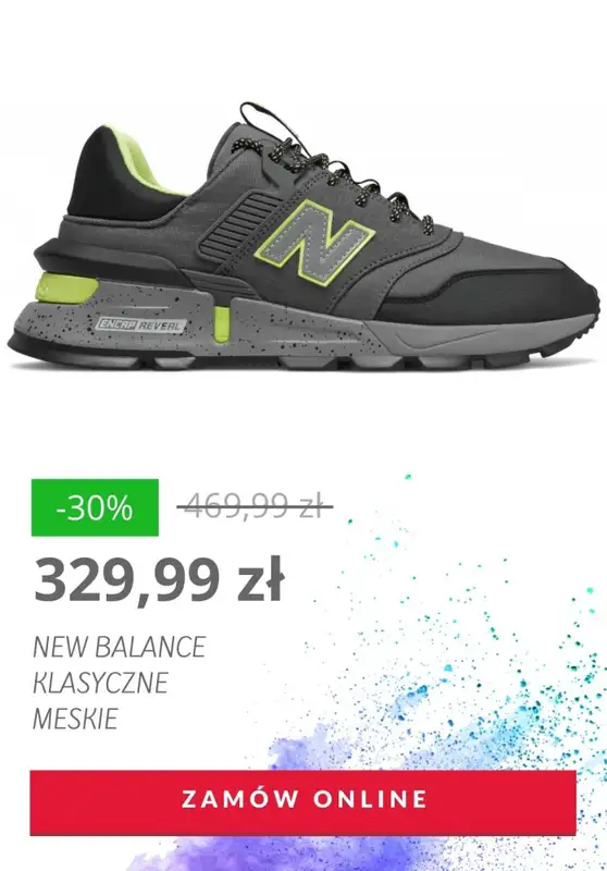 HITY wyprzedaży dla niego - gazetka promocyjna NewBalance | Do -43% bestsellery butów męskich od czwartku 23.07  - strona 4