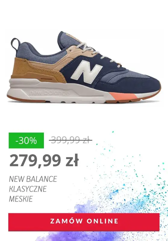 HITY wyprzedaży dla niego - gazetka promocyjna NewBalance | Do -43% bestsellery butów męskich od czwartku 23.07  - strona 3