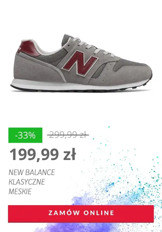 HITY wyprzedaży dla niego - gazetka promocyjna NewBalance | Do -43% bestsellery butów męskich od czwartku 23.07  - strona 8