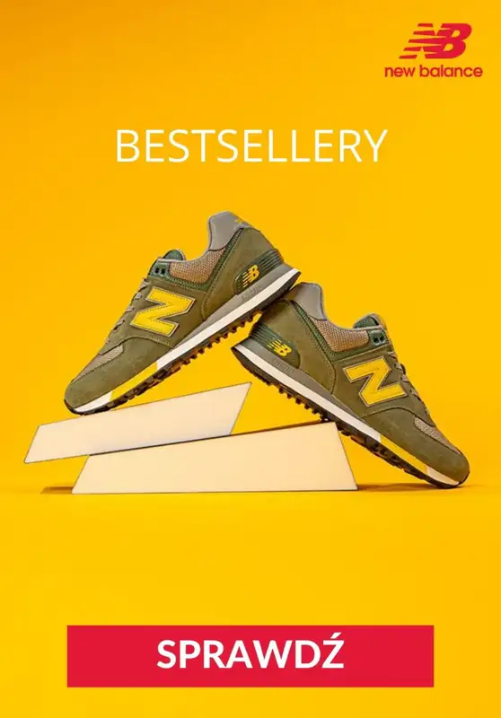 HITY wyprzedaży dla niego - gazetka promocyjna NewBalance | Do -43% bestsellery butów męskich od czwartku 23.07 
