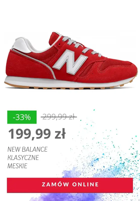 HITY wyprzedaży dla niego - gazetka promocyjna NewBalance | Do -43% bestsellery butów męskich od czwartku 23.07  - strona 11
