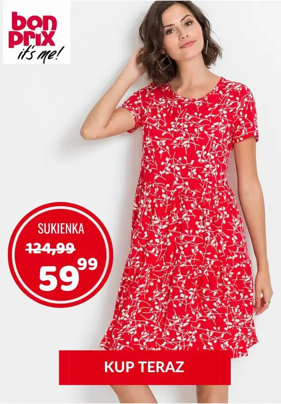 HITY wyprzedaży dla niej - gazetka promocyjna Bonprix | Do -57% bestsellery wyprzedaży od czwartku 23.07  - strona 2