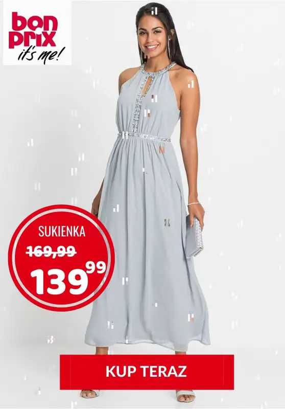 HITY wyprzedaży dla niej - gazetka promocyjna Bonprix | Do -57% bestsellery wyprzedaży od czwartku 23.07  - strona 3
