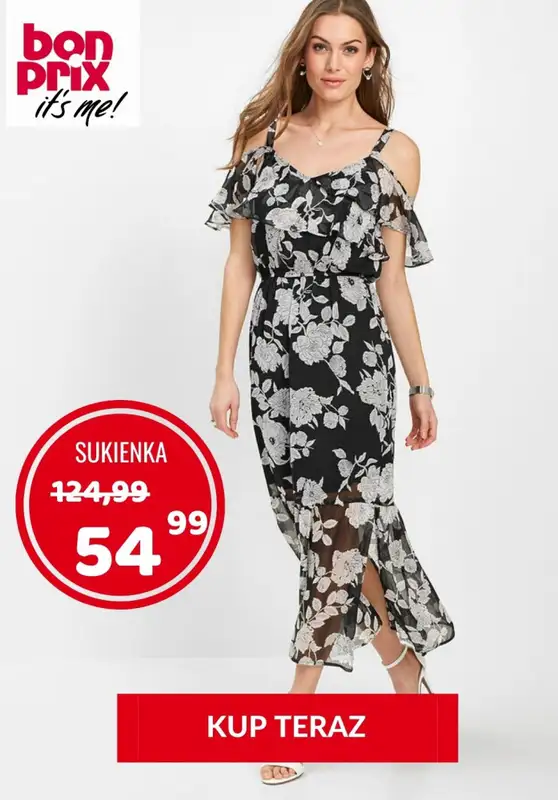 HITY wyprzedaży dla niej - gazetka promocyjna Bonprix | Do -57% bestsellery wyprzedaży od czwartku 23.07  - strona 4