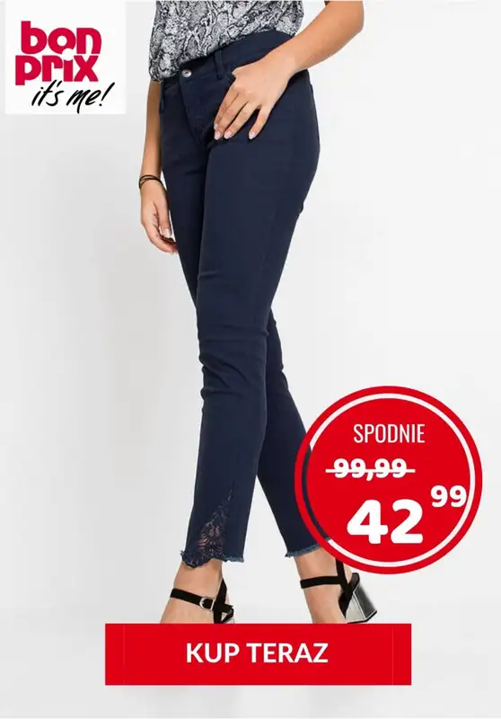 HITY wyprzedaży dla niej - gazetka promocyjna Bonprix | Do -57% bestsellery wyprzedaży od czwartku 23.07  - strona 12