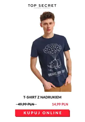 HITY wyprzedaży dla niego - gazetka promocyjna Top Secret | Do -70% Hity wyprzedaży dla niego od czwartku 23.07 do poniedziałku 03.08 - strona 4 HITY wyprzedaży dla niego - gazetka promocyjna Top Secret | Do -70% Hity wyprzedaży dla niego od czwartku 23.07 do poniedziałku 03.08 - strona 4