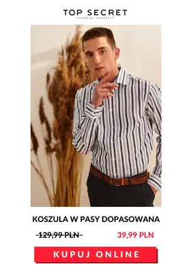 HITY wyprzedaży dla niego - gazetka promocyjna Top Secret | Do -70% Hity wyprzedaży dla niego od czwartku 23.07 do poniedziałku 03.08 - strona 12 HITY wyprzedaży dla niego - gazetka promocyjna Top Secret | Do -70% Hity wyprzedaży dla niego od czwartku 23.07 do poniedziałku 03.08 - strona 12