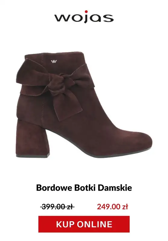 HITY wyprzedaży dla niej - gazetka promocyjna Wojas | Od 149 zł Hity cenowe dla niej od czwartku 23.07 do poniedziałku 03.08 - strona 12