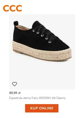 HITY wyprzedaży dla niej - gazetka promocyjna CCC | -25% na klapki, sandały, espadryle i torebki od czwartku 23.07 do wtorku 28.07 - strona 8 HITY wyprzedaży dla niej - gazetka promocyjna CCC | -25% na klapki, sandały, espadryle i torebki od czwartku 23.07 do wtorku 28.07 - strona 8