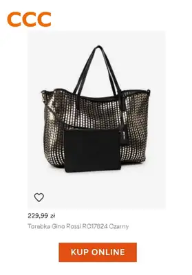 HITY wyprzedaży dla niej - gazetka promocyjna CCC | -25% na klapki, sandały, espadryle i torebki od czwartku 23.07 do wtorku 28.07 - strona 4 HITY wyprzedaży dla niej - gazetka promocyjna CCC | -25% na klapki, sandały, espadryle i torebki od czwartku 23.07 do wtorku 28.07 - strona 4