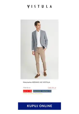 HITY wyprzedaży dla niego - gazetka promocyjna Vistula | Do -70% hity cenowe od czwartku 23.07 do czwartku 30.07 - strona 11 HITY wyprzedaży dla niego - gazetka promocyjna Vistula | Do -70% hity cenowe od czwartku 23.07 do czwartku 30.07 - strona 11
