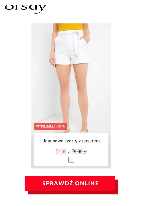 HITY wyprzedaży dla niej - gazetka promocyjna Orsay | Do -70% hity wyprzedaży od czwartku 23.07 do czwartku 06.08 - strona 12