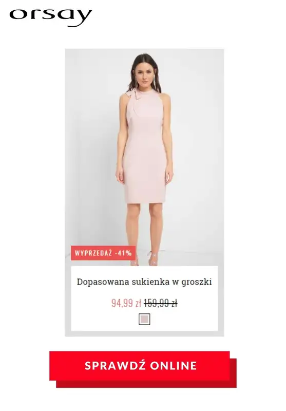 HITY wyprzedaży dla niej - gazetka promocyjna Orsay | Do -70% hity wyprzedaży od czwartku 23.07 do czwartku 06.08 - strona 9