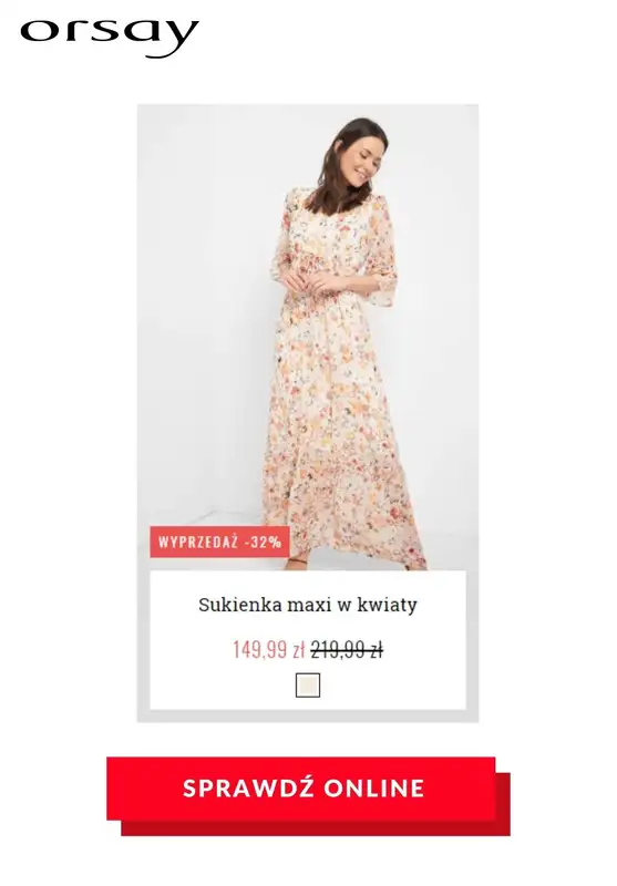 HITY wyprzedaży dla niej - gazetka promocyjna Orsay | Do -70% hity wyprzedaży od czwartku 23.07 do czwartku 06.08 - strona 5