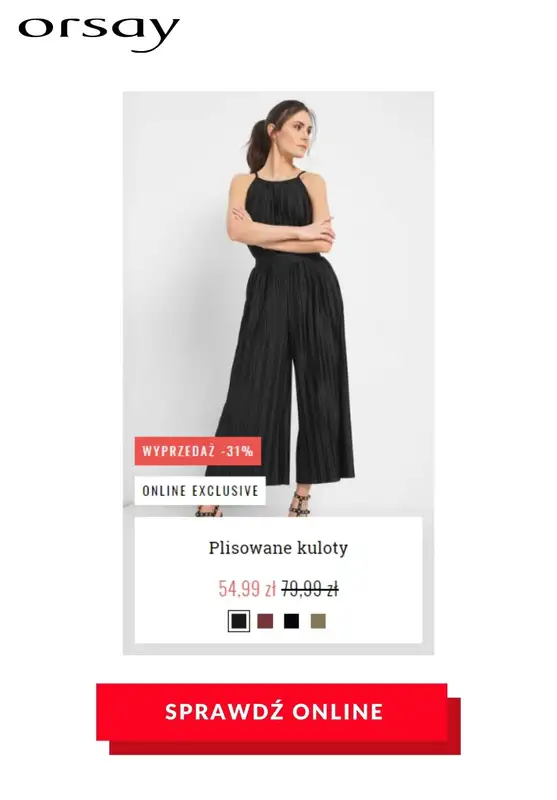 HITY wyprzedaży dla niej - gazetka promocyjna Orsay | Do -70% hity wyprzedaży od czwartku 23.07 do czwartku 06.08 - strona 15