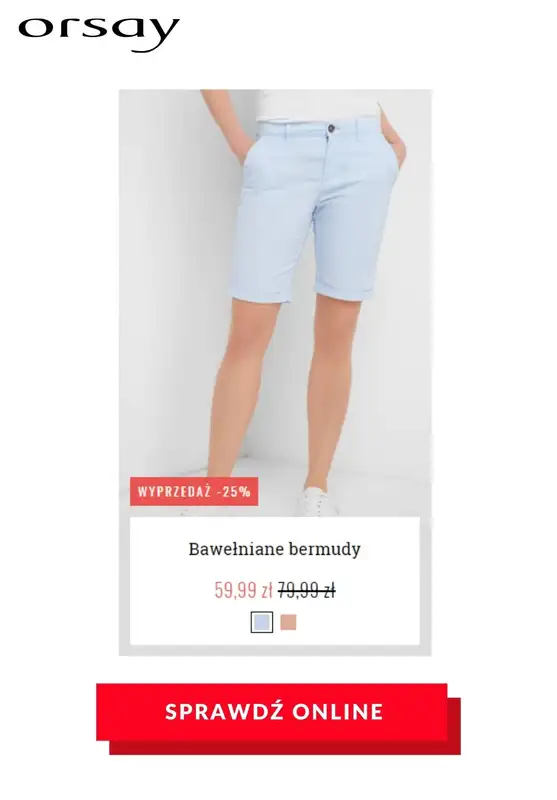 HITY wyprzedaży dla niej - gazetka promocyjna Orsay | Do -70% hity wyprzedaży od czwartku 23.07 do czwartku 06.08 - strona 16