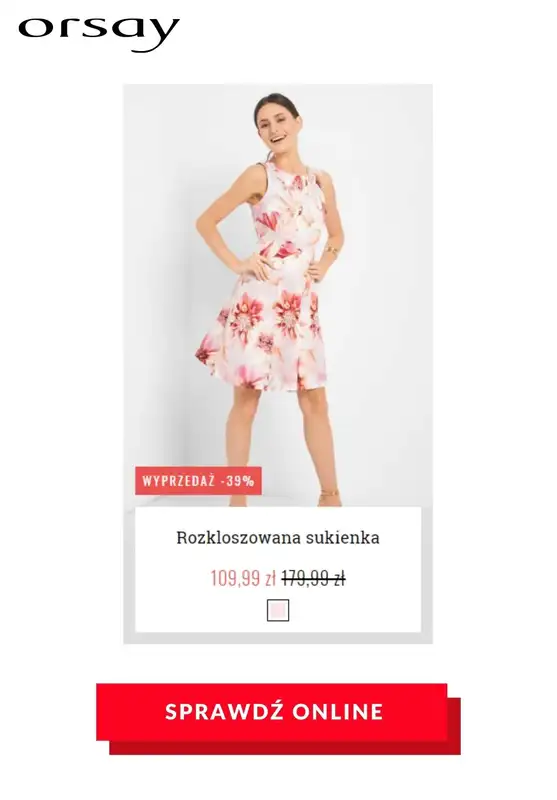 HITY wyprzedaży dla niej - gazetka promocyjna Orsay | Do -70% hity wyprzedaży od czwartku 23.07 do czwartku 06.08 - strona 7