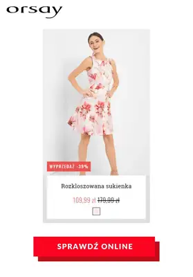 HITY wyprzedaży dla niej - gazetka promocyjna Orsay | Do -70% hity wyprzedaży od czwartku 23.07 do czwartku 06.08 - strona 7 HITY wyprzedaży dla niej - gazetka promocyjna Orsay | Do -70% hity wyprzedaży od czwartku 23.07 do czwartku 06.08 - strona 7
