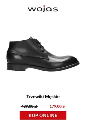 HITY wyprzedaży dla niego - gazetka promocyjna Wojas | Od 99 zł Hity cenowe dla niego od soboty 25.07 do środy 05.08 - strona 5 HITY wyprzedaży dla niego - gazetka promocyjna Wojas | Od 99 zł Hity cenowe dla niego od soboty 25.07 do środy 05.08 - strona 5