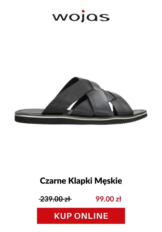 HITY wyprzedaży dla niego - gazetka promocyjna Wojas | Od 99 zł Hity cenowe dla niego od soboty 25.07 do środy 05.08 - strona 4