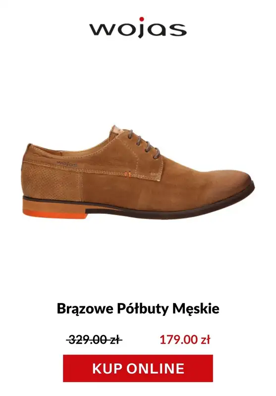 HITY wyprzedaży dla niego - gazetka promocyjna Wojas | Od 99 zł Hity cenowe dla niego od soboty 25.07 do środy 05.08 - strona 11