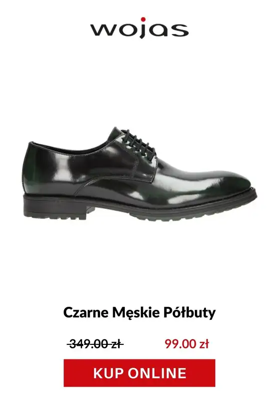 HITY wyprzedaży dla niego - gazetka promocyjna Wojas | Od 99 zł Hity cenowe dla niego od soboty 25.07 do środy 05.08 - strona 2