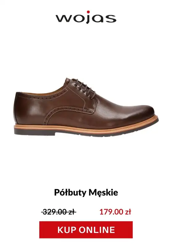 HITY wyprzedaży dla niego - gazetka promocyjna Wojas | Od 99 zł Hity cenowe dla niego od soboty 25.07 do środy 05.08 - strona 12