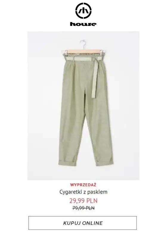 HITY wyprzedaży dla niej - gazetka promocyjna House | Od 9,99 zł Hity wyprzedaży od piątku 24.07 do środy 29.07 - strona 11