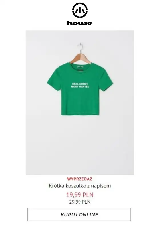 HITY wyprzedaży dla niej - gazetka promocyjna House | Od 9,99 zł Hity wyprzedaży od piątku 24.07 do środy 29.07 - strona 12