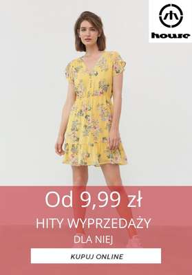 HITY wyprzedaży dla niej - gazetka promocyjna House | Od 9,99 zł Hity wyprzedaży od piątku 24.07 do środy 29.07