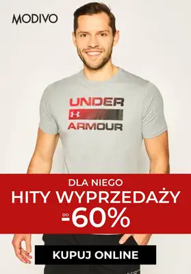 HITY wyprzedaży dla niego - gazetka promocyjna Modivo | Do -60% Hity wyprzedaży dla niego od piątku 24.07 do środy 05.08 HITY wyprzedaży dla niego - gazetka promocyjna Modivo | Do -60% Hity wyprzedaży dla niego od piątku 24.07 do środy 05.08