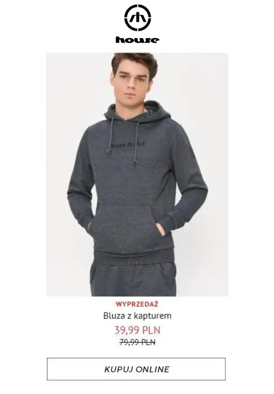 HITY wyprzedaży dla niego - gazetka promocyjna House | Od 19,99 zł Hity wyprzedaży od piątku 24.07  - strona 12