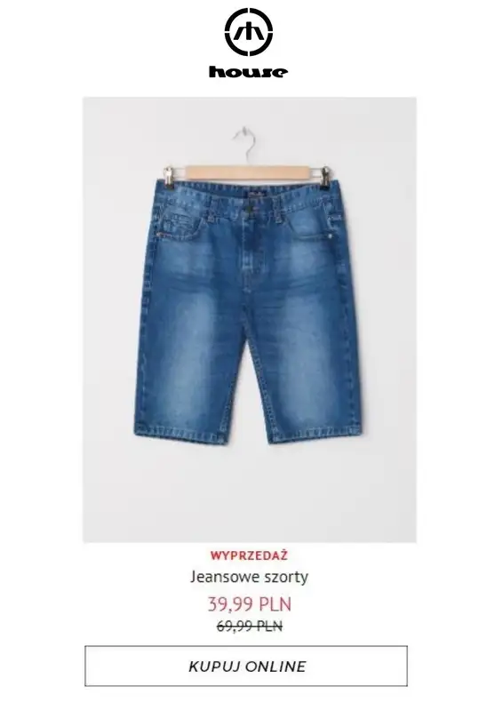 HITY wyprzedaży dla niego - gazetka promocyjna House | Od 19,99 zł Hity wyprzedaży od piątku 24.07  - strona 6