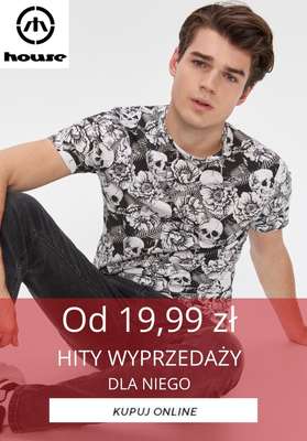 HITY wyprzedaży dla niego - gazetka promocyjna House | Od 19,99 zł Hity wyprzedaży od piątku 24.07 