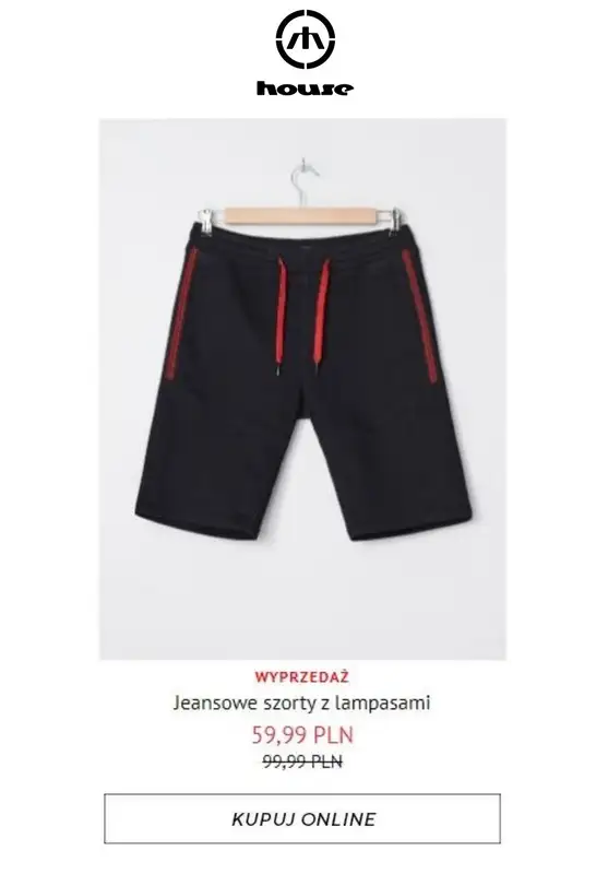 HITY wyprzedaży dla niego - gazetka promocyjna House | Od 19,99 zł Hity wyprzedaży od piątku 24.07  - strona 5