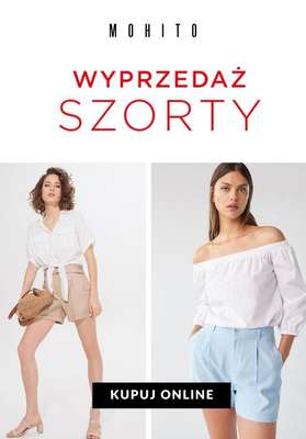 HITY wyprzedaży dla niej - gazetka promocyjna Mohito | Od 29,99 zł szorty z wyprzedaży od czwartku 30.07 