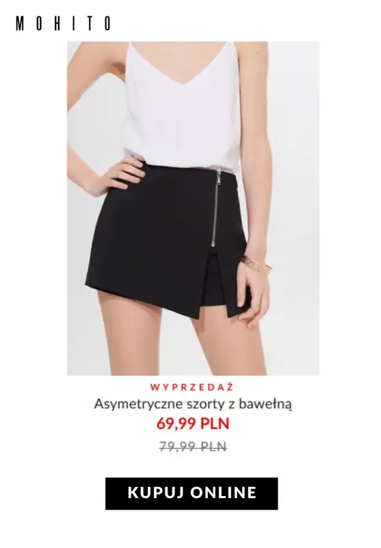 HITY wyprzedaży dla niej - gazetka promocyjna Mohito | Od 29,99 zł szorty z wyprzedaży od czwartku 30.07  - strona 12