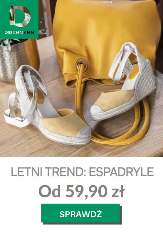 HITY wyprzedaży dla niej - gazetka promocyjna Deichmann | Do -50% sale dla Niej od środy 29.07  - strona 12
