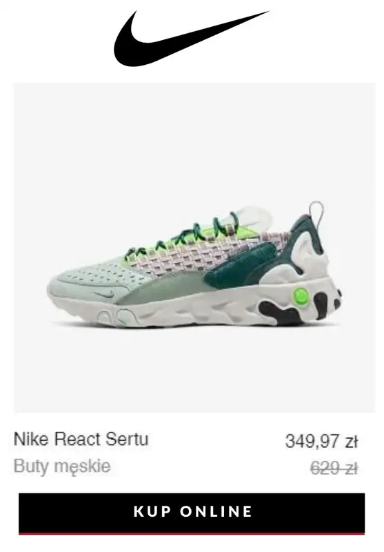 HITY wyprzedaży dla niego - gazetka promocyjna NIKE | Do -40% Mężczyźni top picks sale od czwartku 30.07  - strona 7