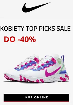 HITY wyprzedaży dla niego - gazetka promocyjna NIKE | Do -40% Mężczyźni top picks sale od czwartku 30.07  - strona 10