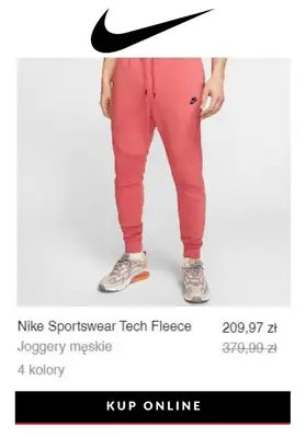 HITY wyprzedaży dla niego - gazetka promocyjna NIKE | Do -40% Mężczyźni top picks sale od czwartku 30.07  - strona 8