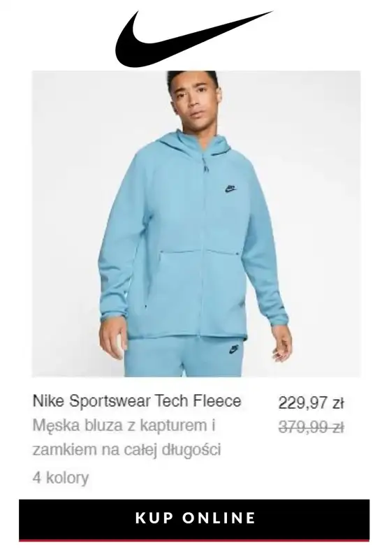 HITY wyprzedaży dla niego - gazetka promocyjna NIKE | Do -40% Mężczyźni top picks sale od czwartku 30.07  - strona 6
