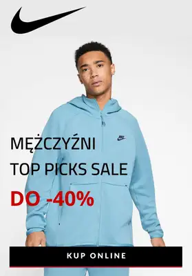 HITY wyprzedaży dla niego - gazetka promocyjna NIKE | Do -40% Mężczyźni top picks sale od czwartku 30.07 