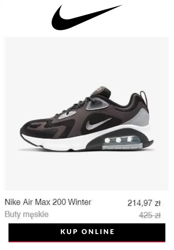 HITY wyprzedaży dla niego - gazetka promocyjna NIKE | Do -40% Mężczyźni top picks sale od czwartku 30.07  - strona 3