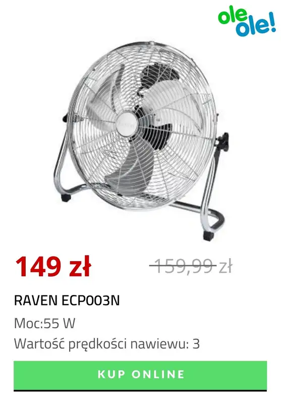 OleOle! - gazetka promocyjna Do -25% na wentylatory i klimatyzatory od środy 19.08 do poniedziałku 24.08 - strona 12