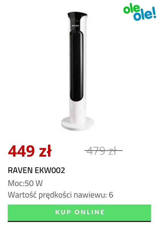 OleOle! - gazetka promocyjna Do -25% na wentylatory i klimatyzatory od środy 19.08 do poniedziałku 24.08 - strona 11